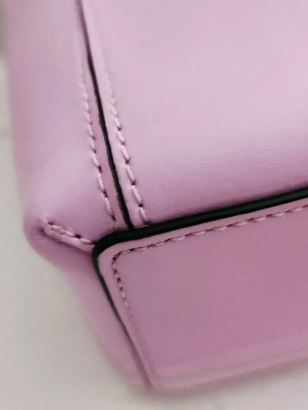 New Kate Spade NY Purple & Black Leather Shoulder Bag Satchel Purse